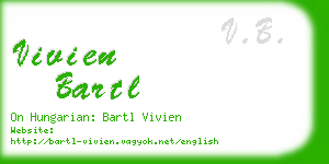 vivien bartl business card